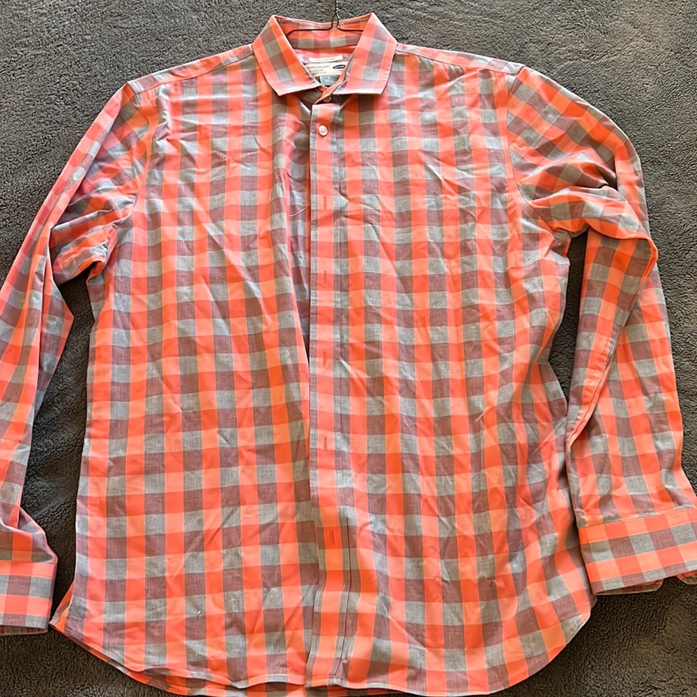 Mens Long Sleeve Button Up